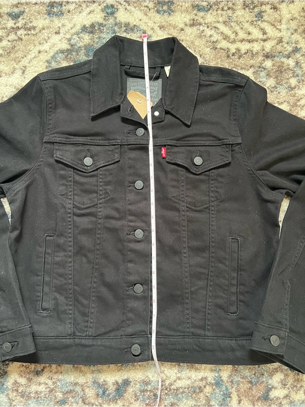 NWT Levi’s Original Trucker Jacket – Women’s Large – Black - Picture 6 of 11